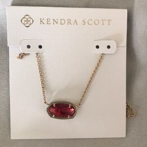 Kendra Scott: Elisa Necklace Clear Berry
